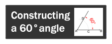 constructing a 60 degree angle