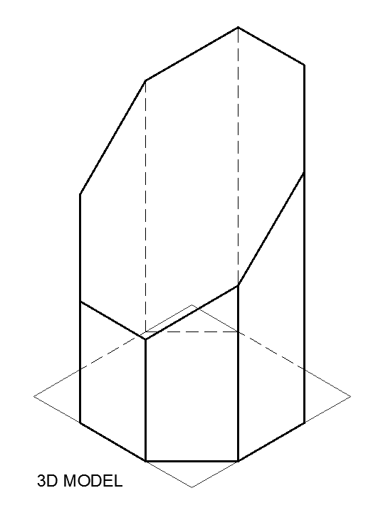 truncated octagonal prism