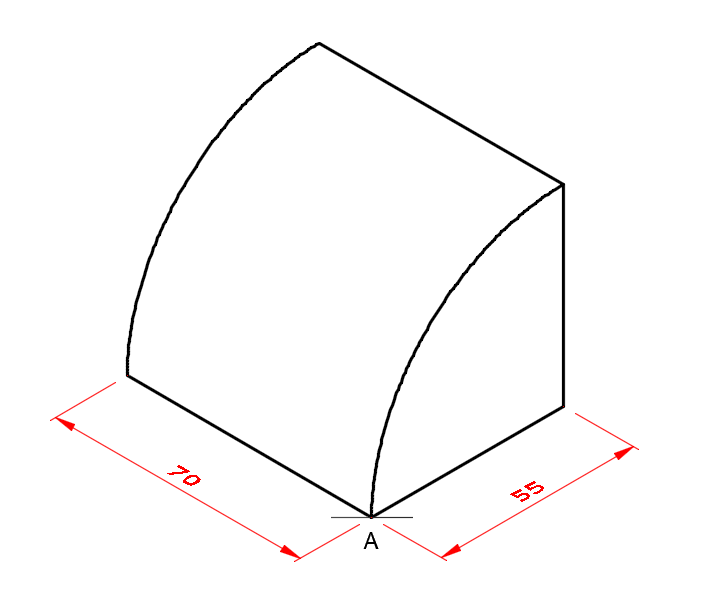 isometric projection circle